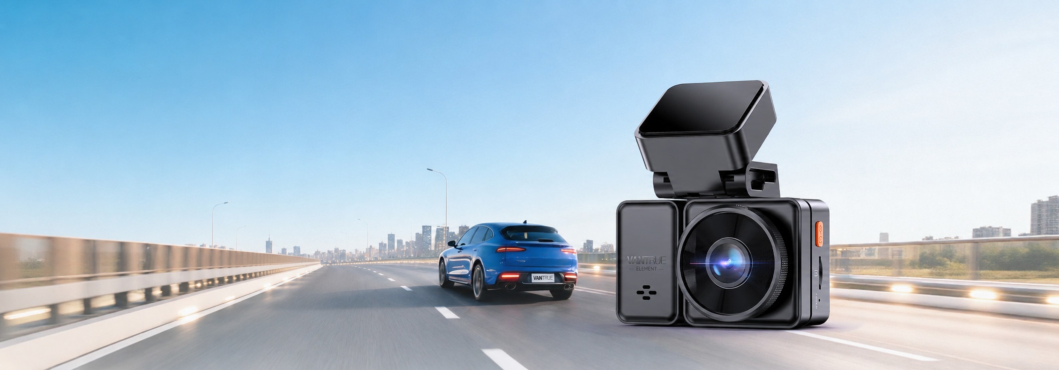 VANTRUE Element 2 Pro – duální kamera do auta 4K a 2,7K